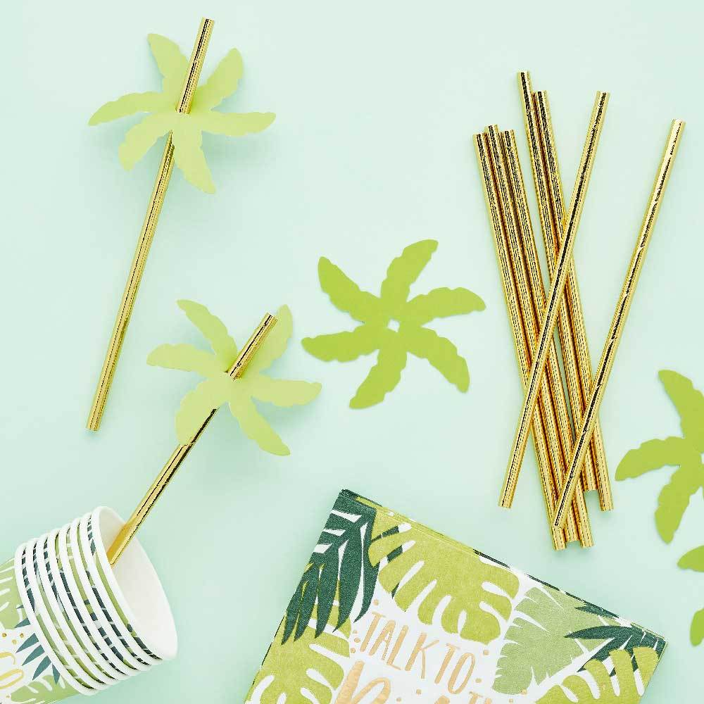 Click to view product details and reviews for Palm Leaf Paper Straws X24.