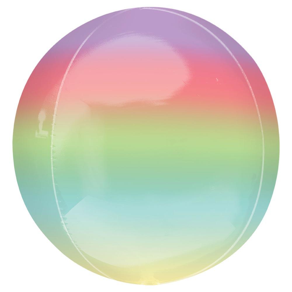 Ombre Rainbow Foil Orb