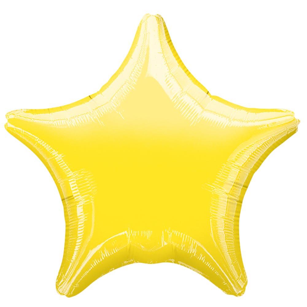 Click to view product details and reviews for Star Foil Balloon Metallic Yellow.