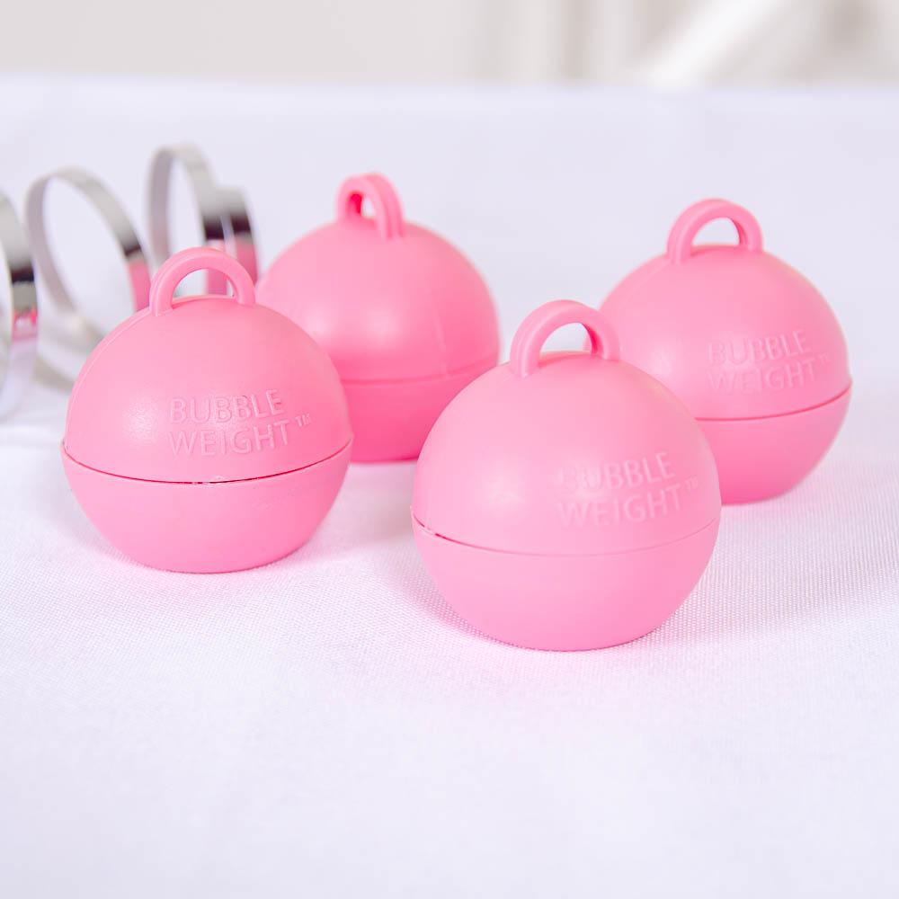 Bubble Balloon Weight Pale Pink X4