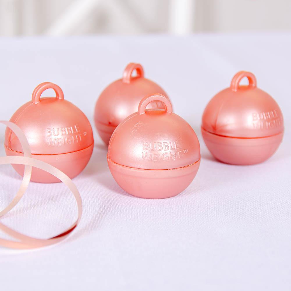 Bubble Balloon Weight Rose Gold X4