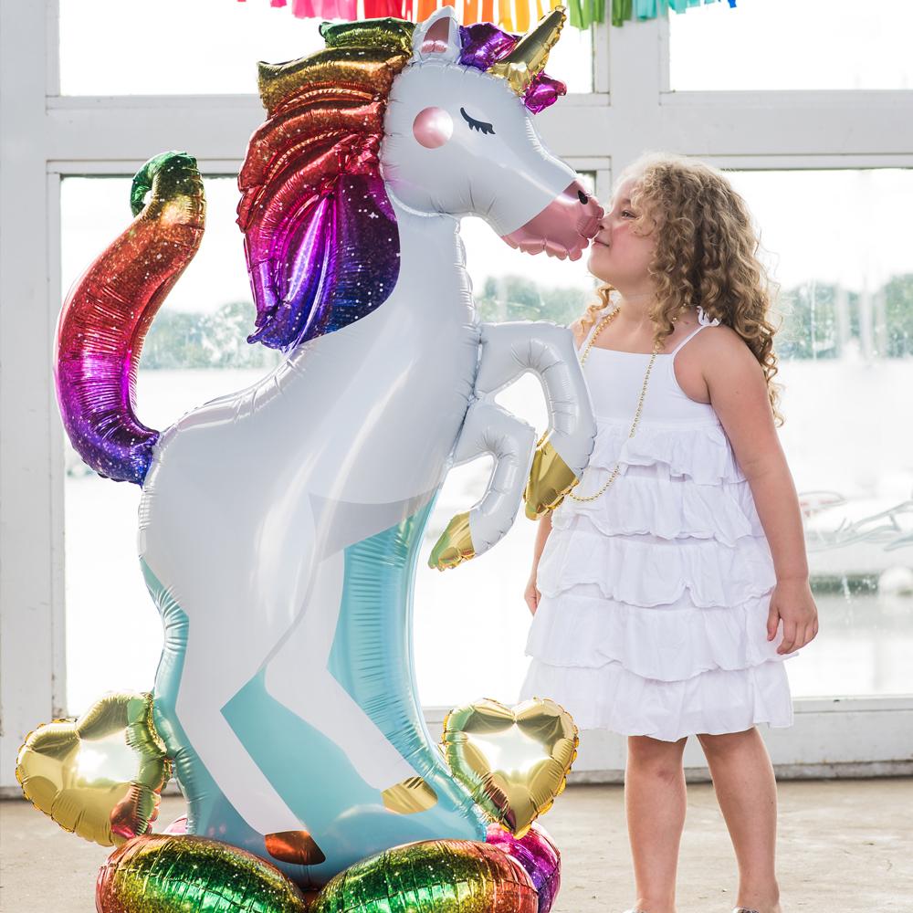 Click to view product details and reviews for Airloonz Standing Unicorn Balloon.