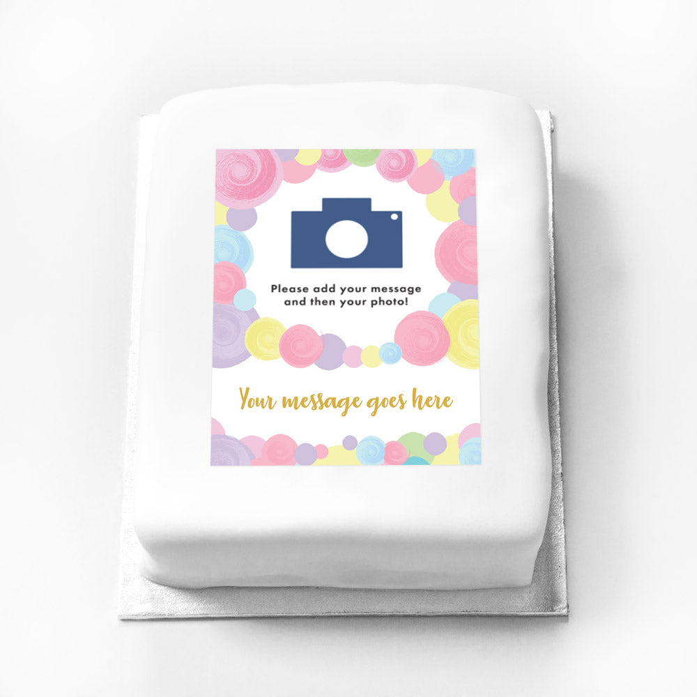 Click to view product details and reviews for Personalised Photo Cake Mix It Up.