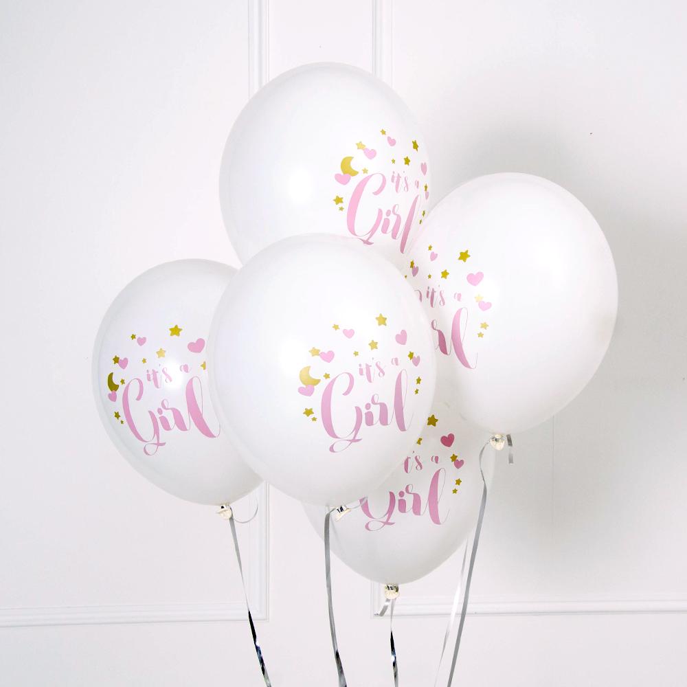 Click to view product details and reviews for Its A Girl Latex Balloons X6.