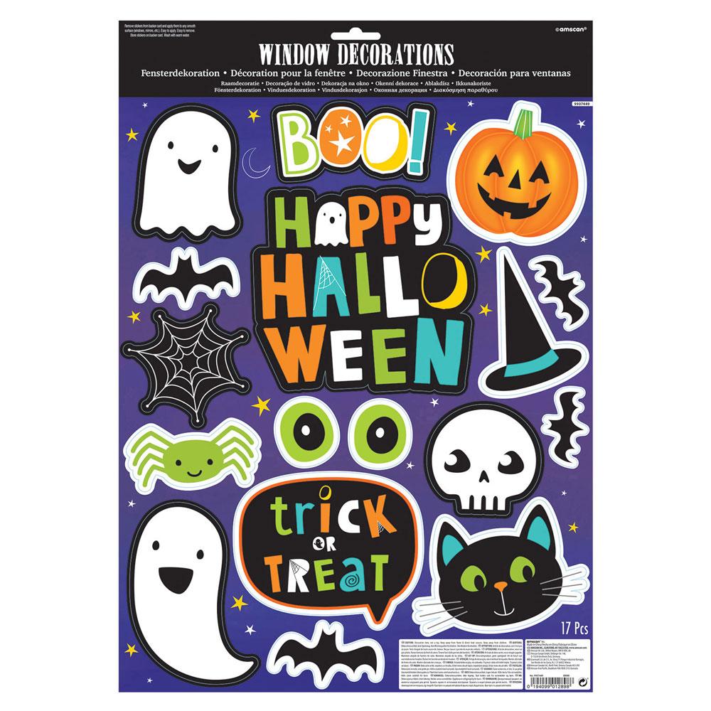 Halloween Window Stickers X16