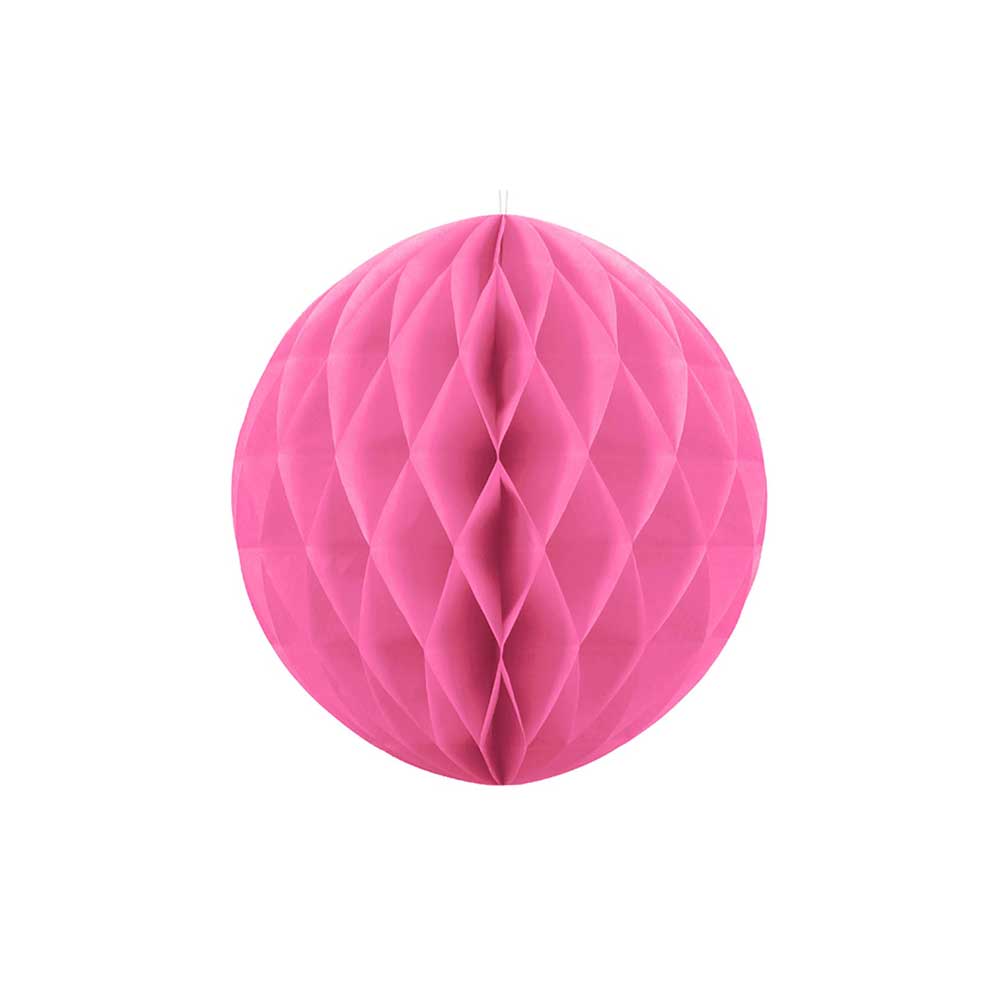 Honeycomb Paper Ball 20cm Pink