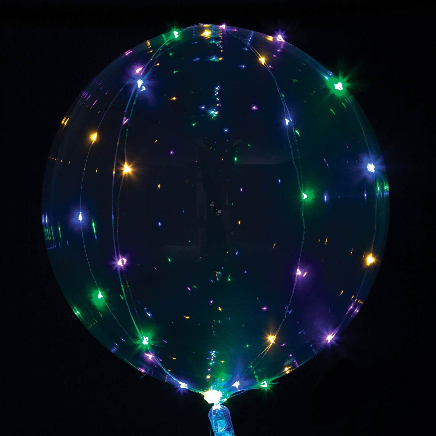 Click to view product details and reviews for Jumbo Crystal Clear Led Balloon Multi.