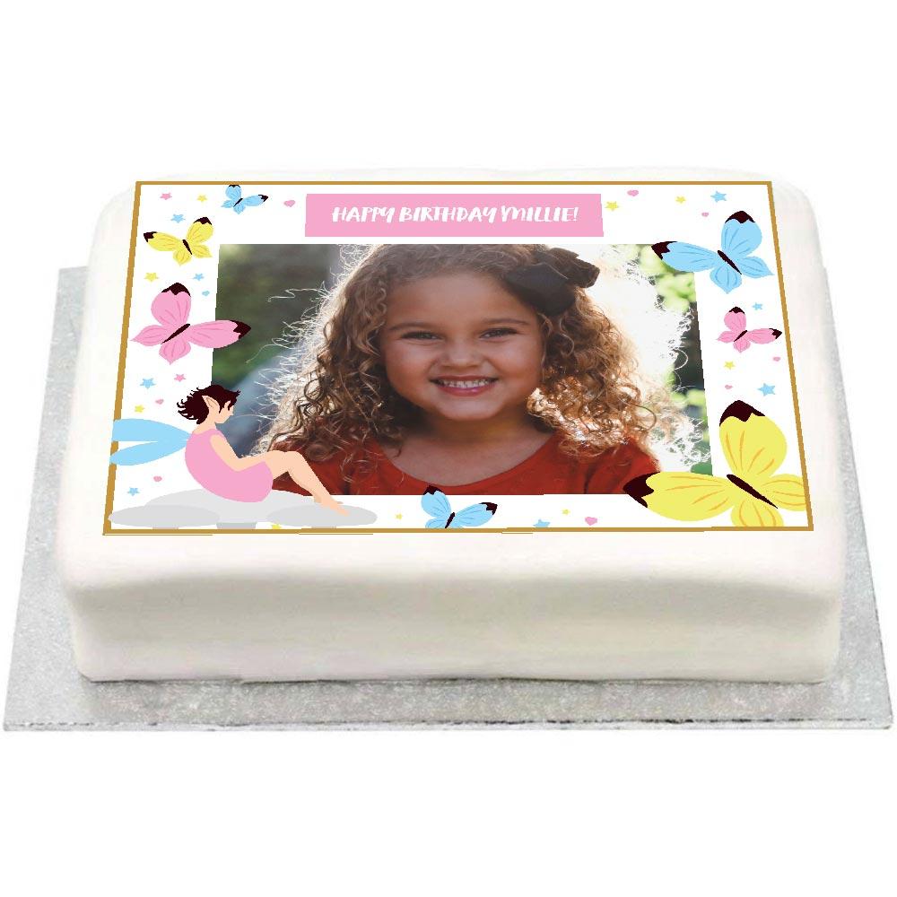 Click to view product details and reviews for Personalised Photo Cake Fairies.