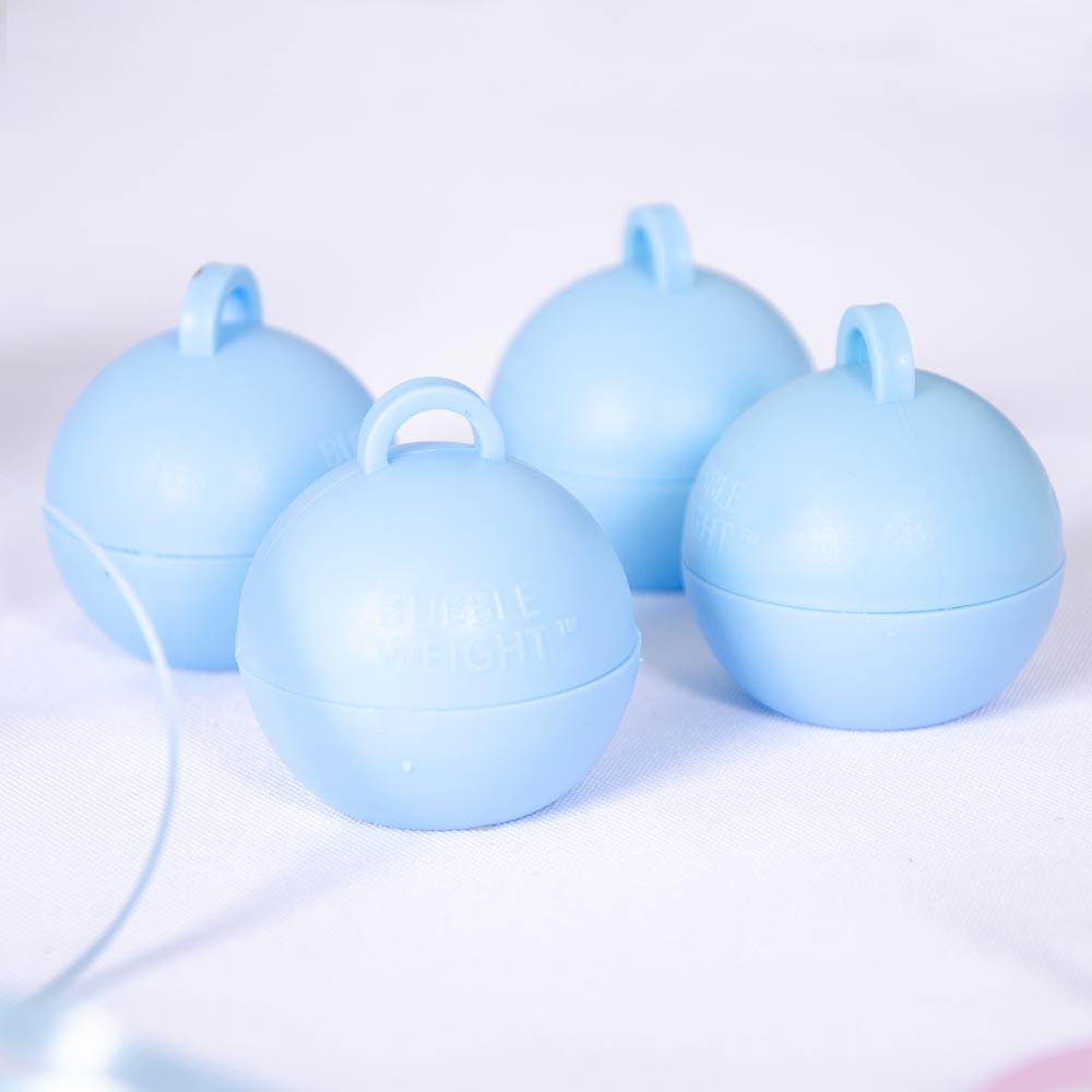 Bubble Balloon Weight Pale Blue X4