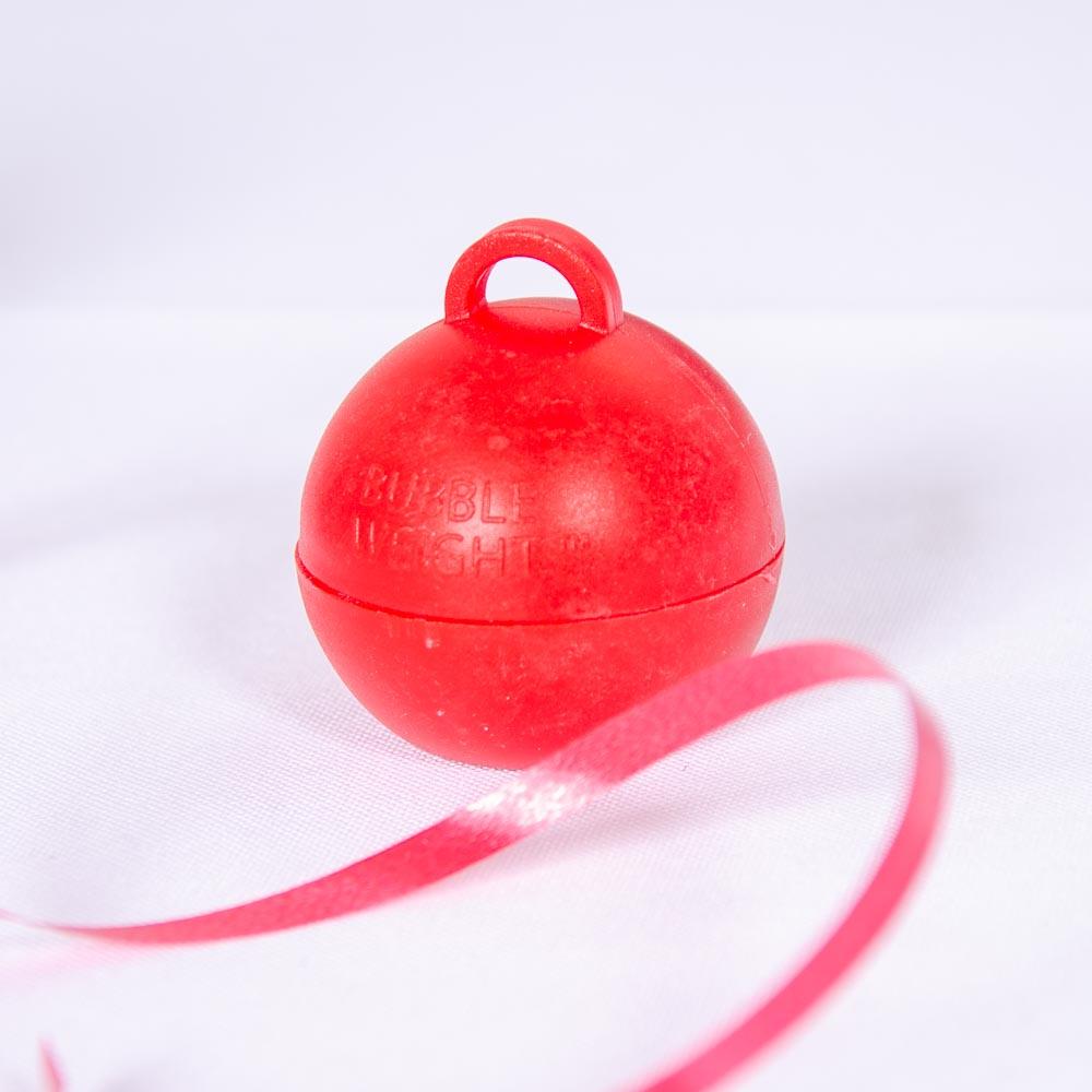 Bubble Balloon Weight Red