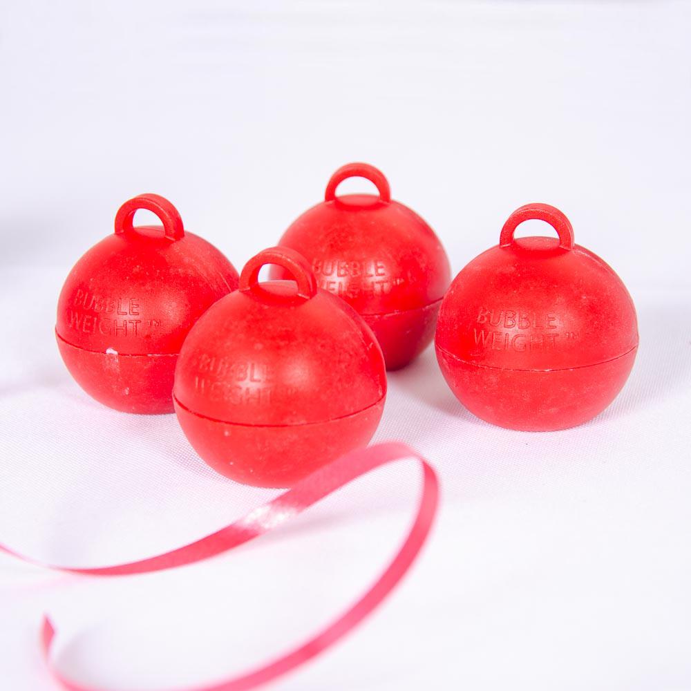 Click to view product details and reviews for Bubble Balloon Weight Red X4.