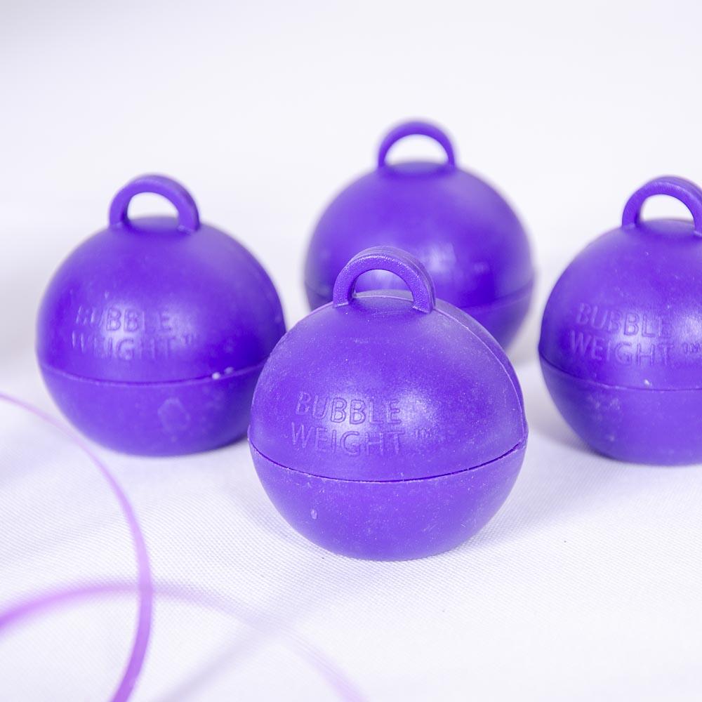 Click to view product details and reviews for Bubble Balloon Weight Purple X4.