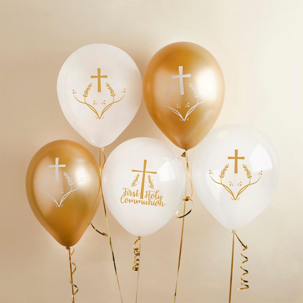 Click to view product details and reviews for Communion Latex Balloons X5.