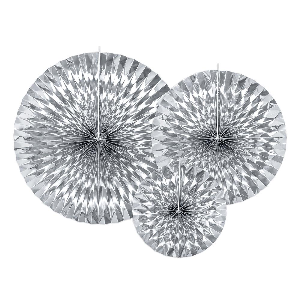 Click to view product details and reviews for Decorative Rosettes Silver X3.