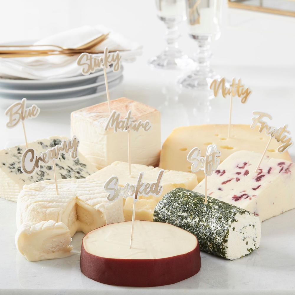 Christmas Cheese Food Picks X8