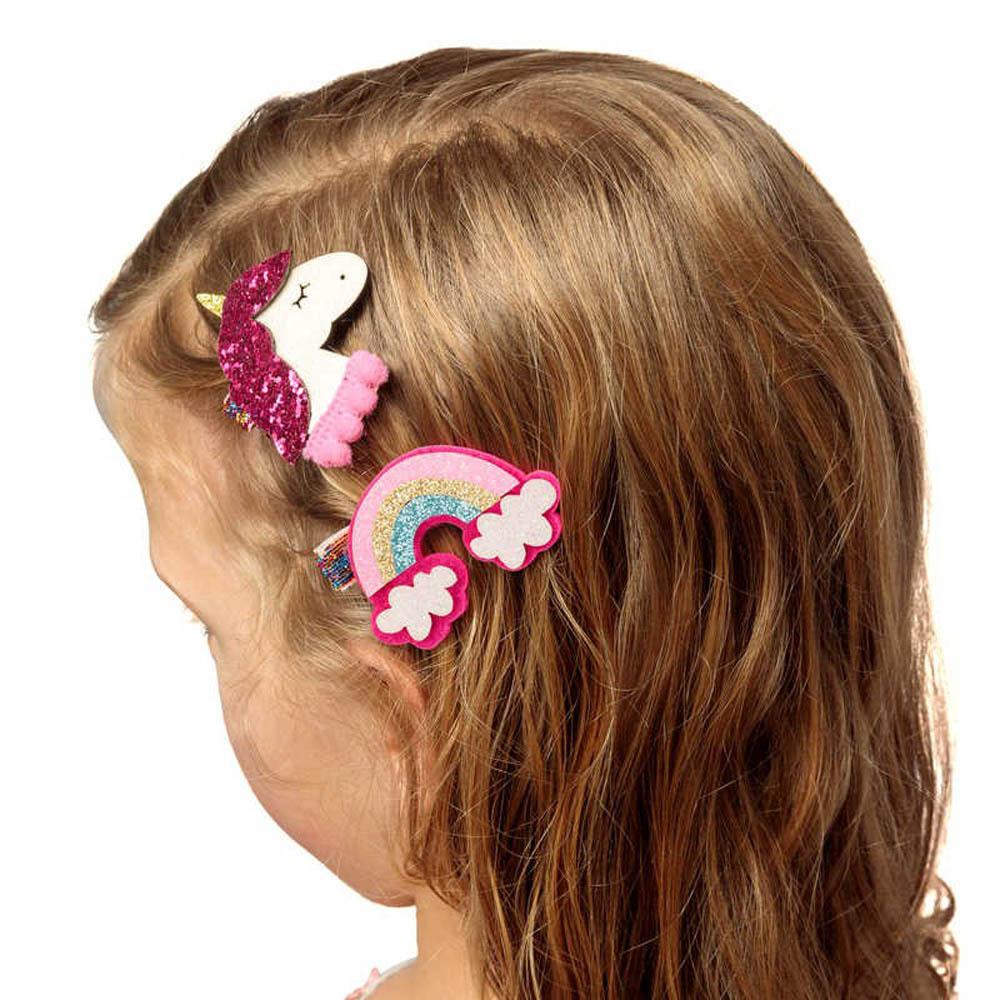 Click to view product details and reviews for Rainbow Unicorn Hair Clips.