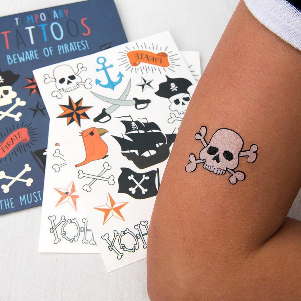 Click to view product details and reviews for Beware Of The Pirates Temporary Tattoos.