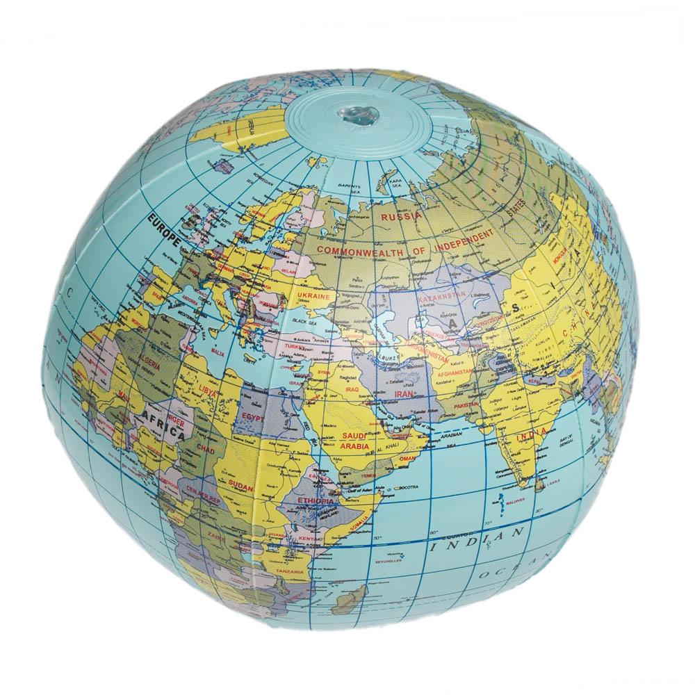 Inflatable World Globe