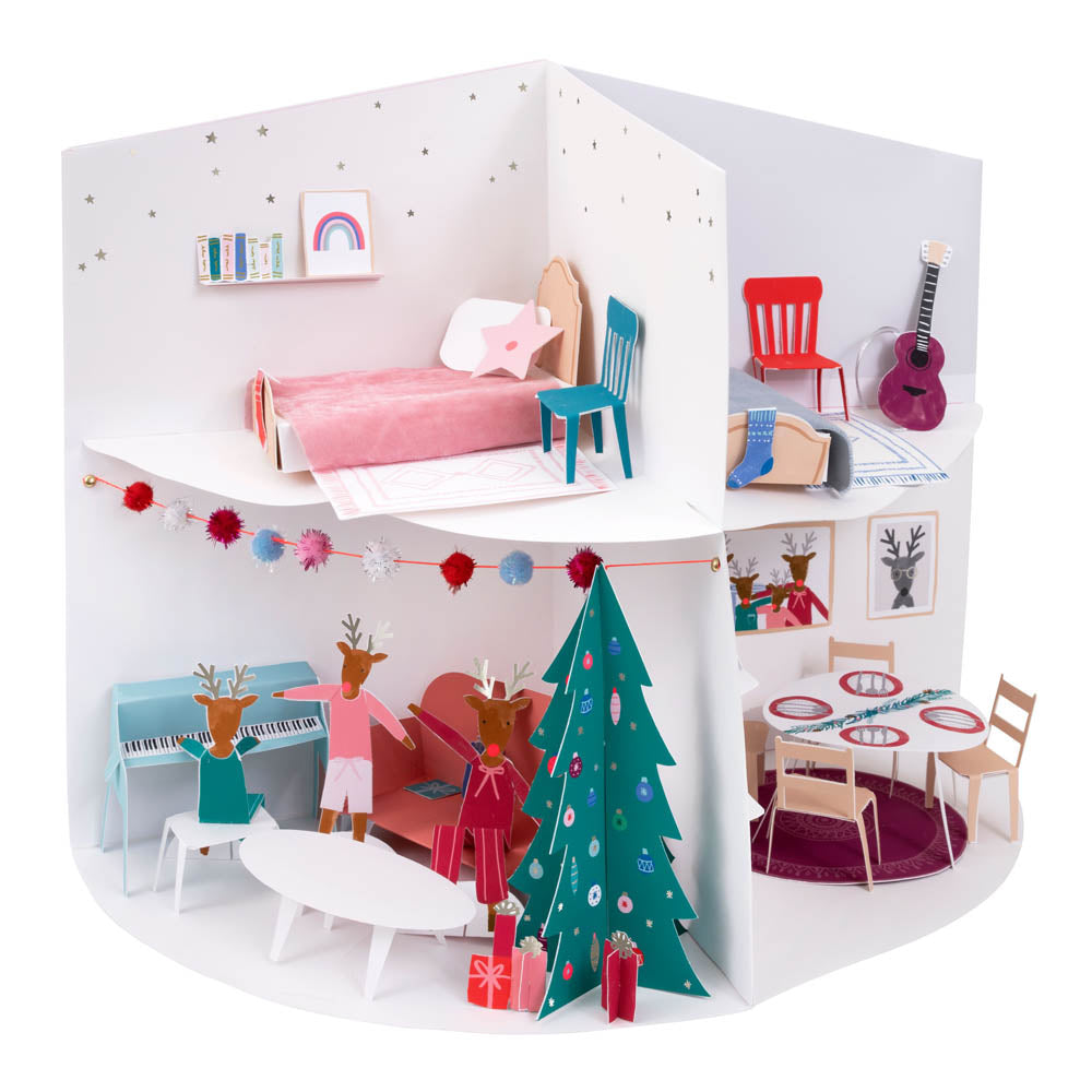 Festive House Paper Craft Advent Calendar