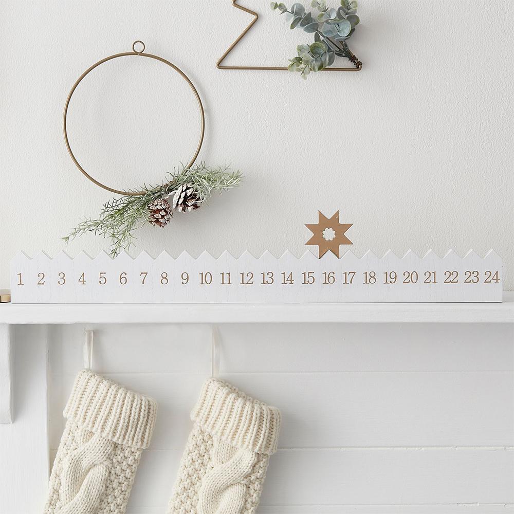 Click to view product details and reviews for Wooden Star Advent Calendar.