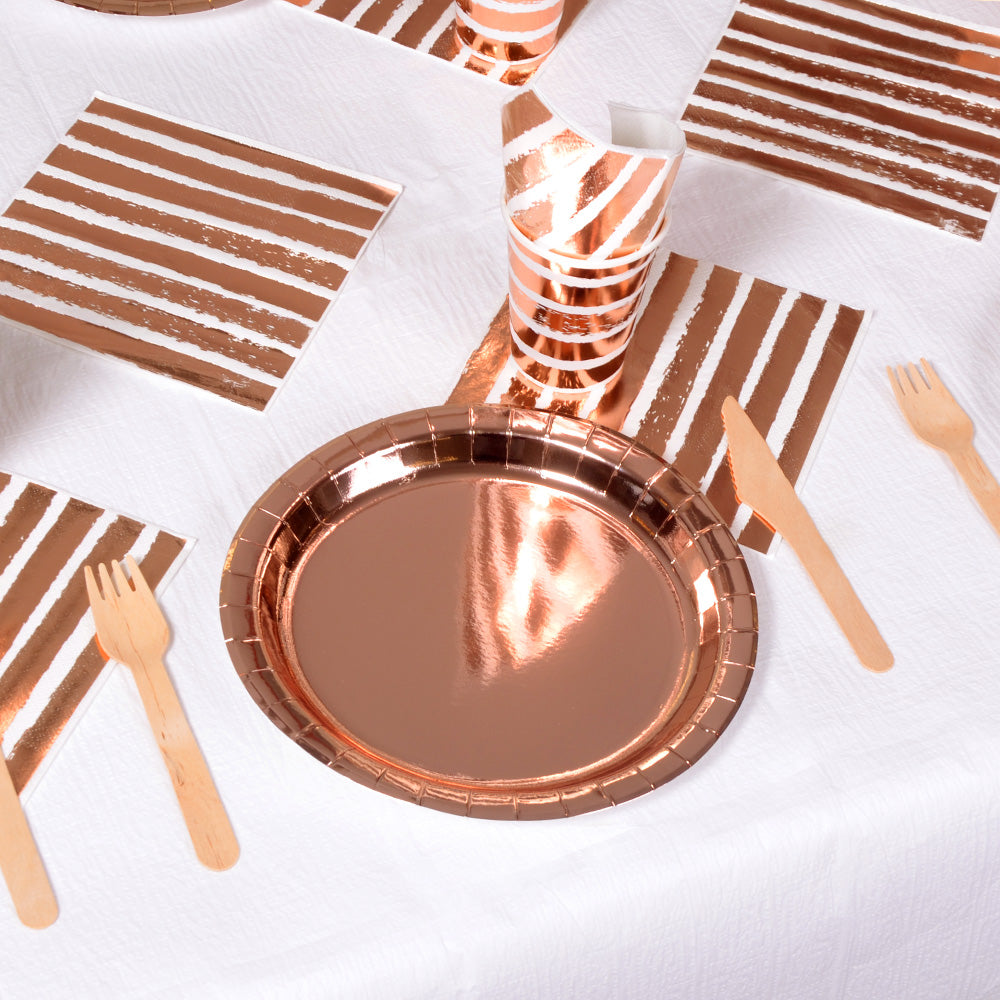 Click to view product details and reviews for Rose Gold Table Set.