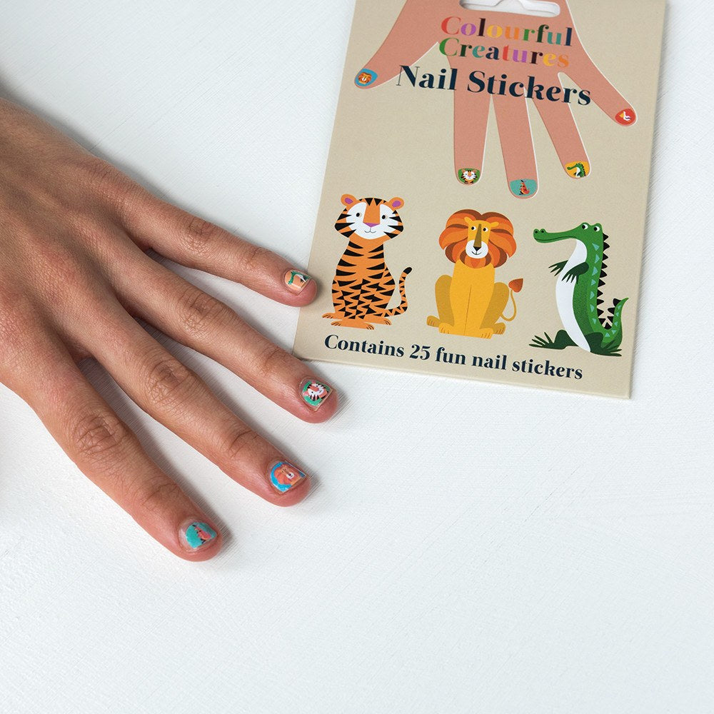 Colourful Creatures Nail Stickers