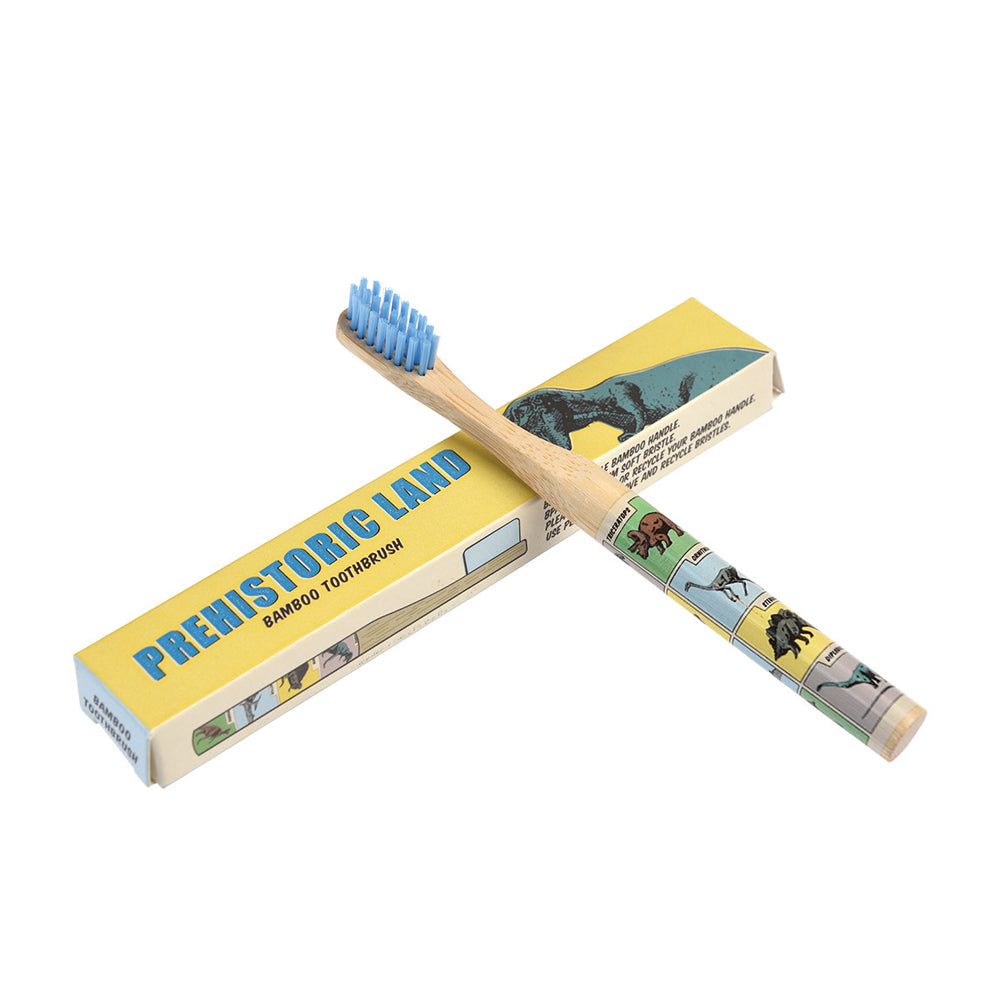 Click to view product details and reviews for Prehistoric Land Bamboo Toothbrush.