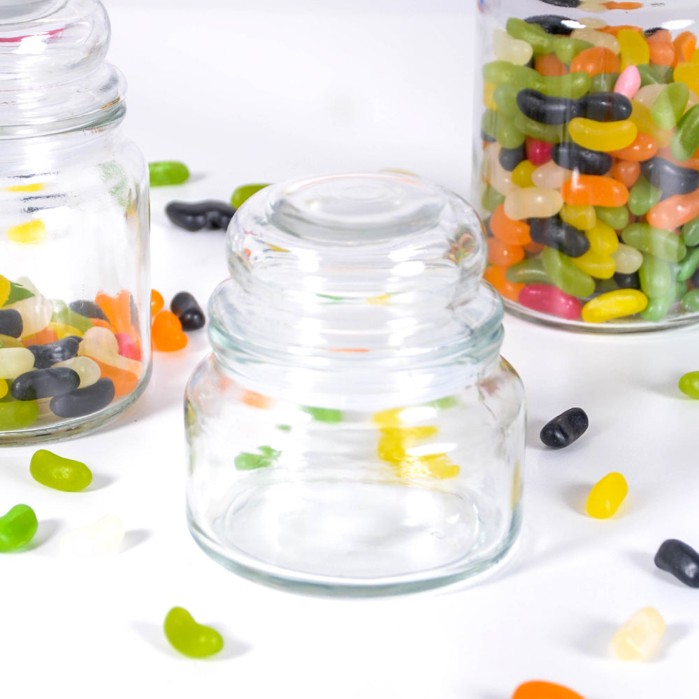 Click to view product details and reviews for Retro Glass Sweetie Jar Small.
