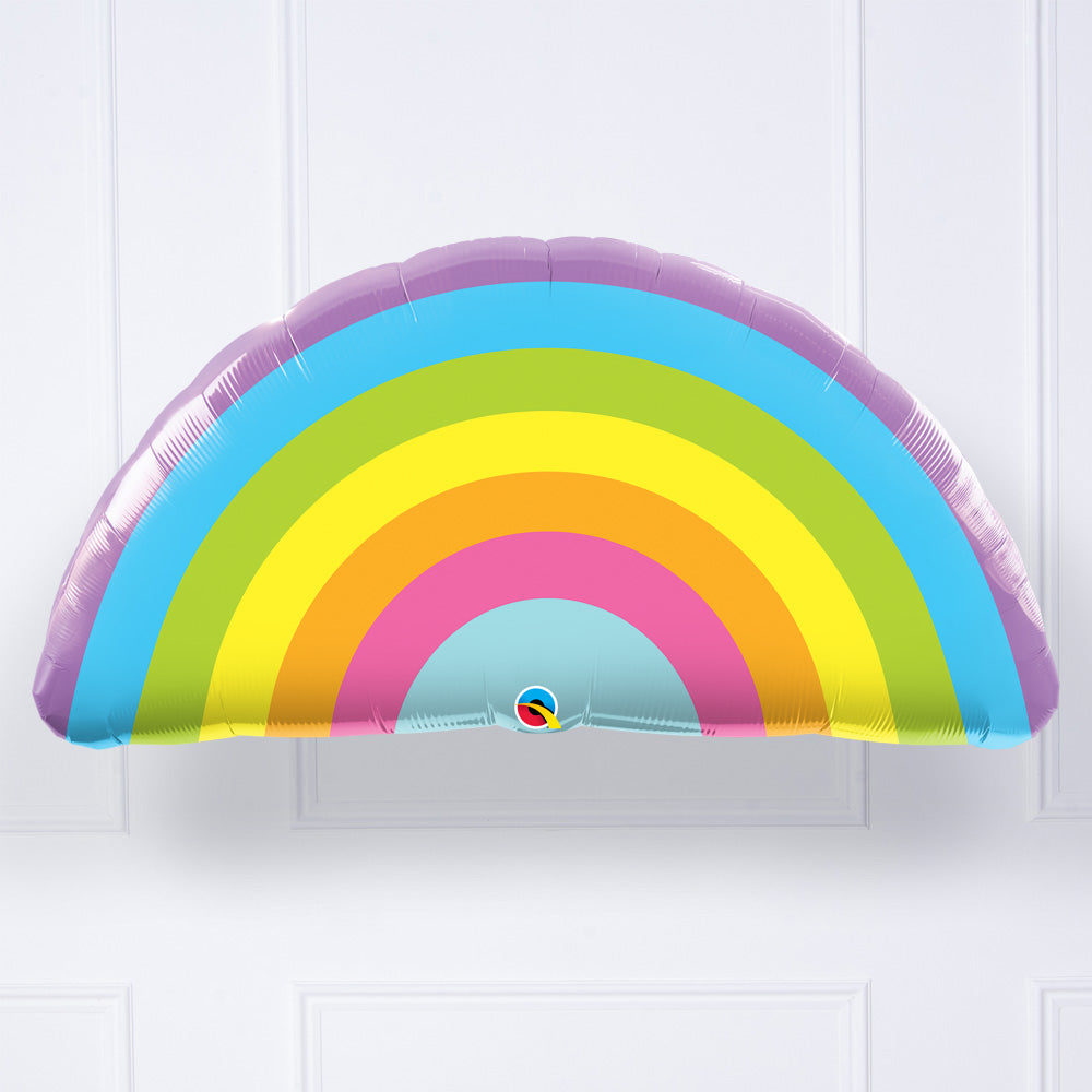 Giant Pastel Rainbow Balloon