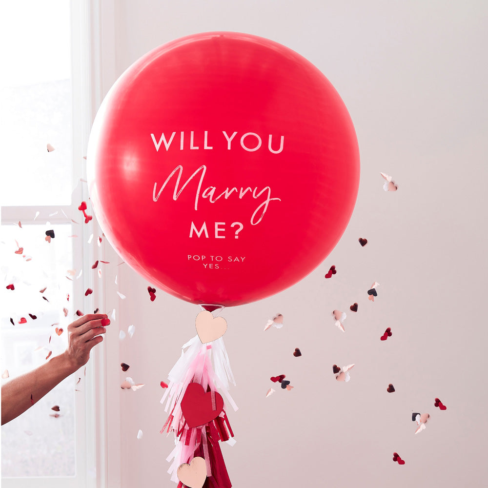 Will You Marry Me Latex Balloon Kit