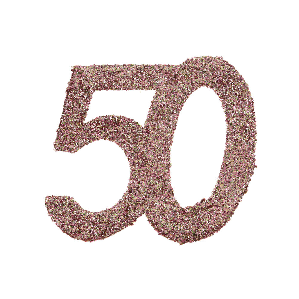 Click to view product details and reviews for 50th Birthday Rose Gold Table Confetti.