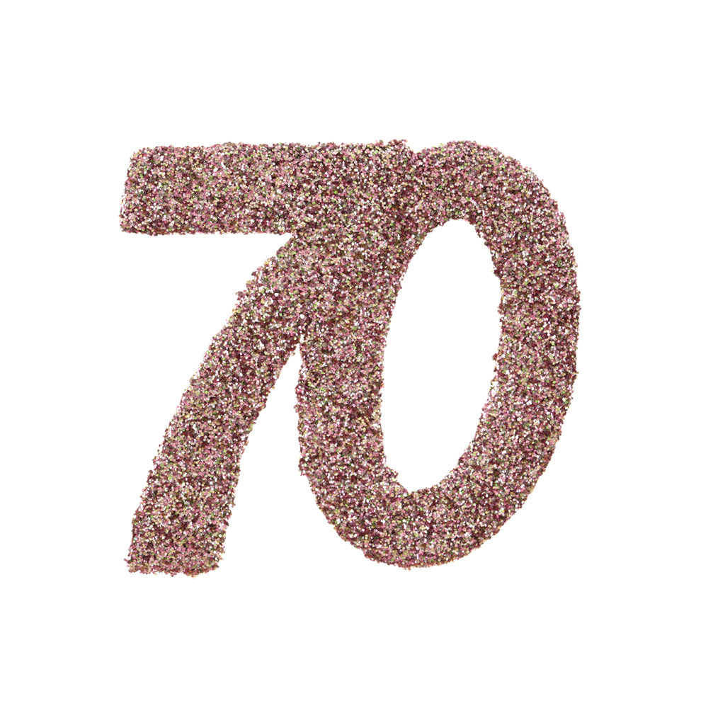 Click to view product details and reviews for 70th Birthday Rose Gold Table Confetti.