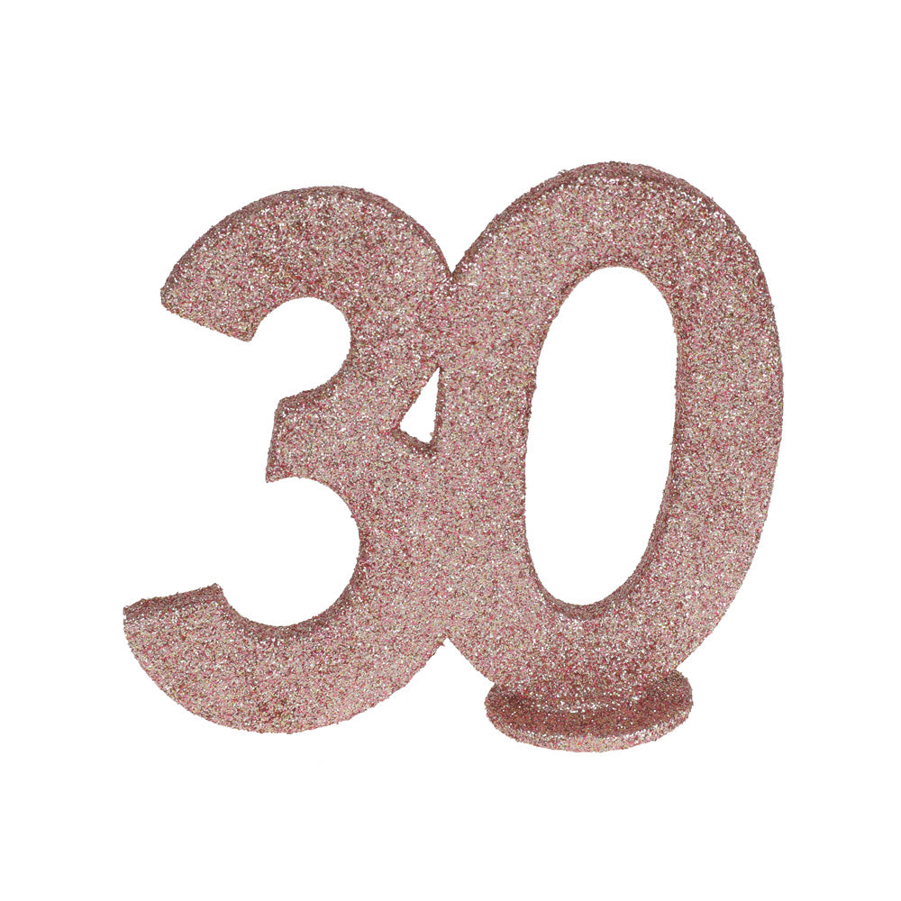 Click to view product details and reviews for 30th Birthday Rose Gold Table Decoration.