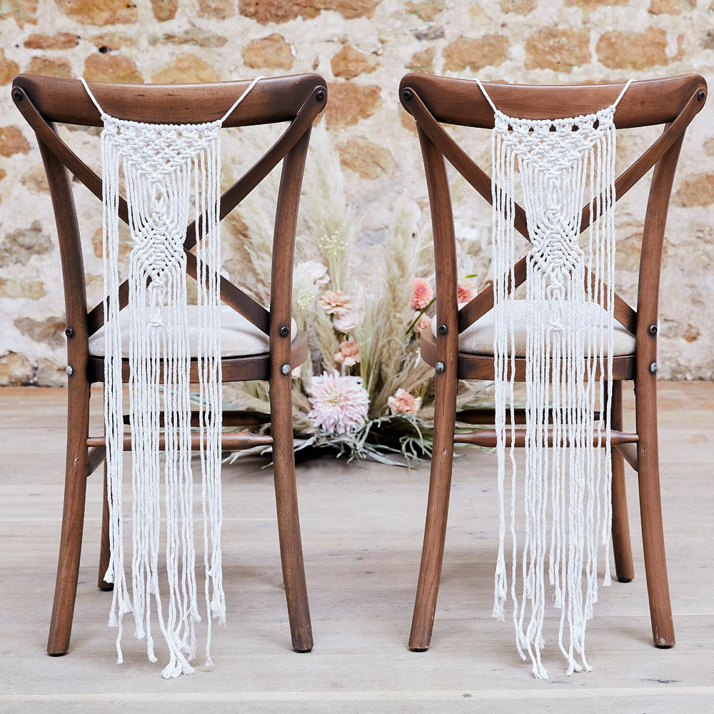 Click to view product details and reviews for Macrame Chair Decorations X2.