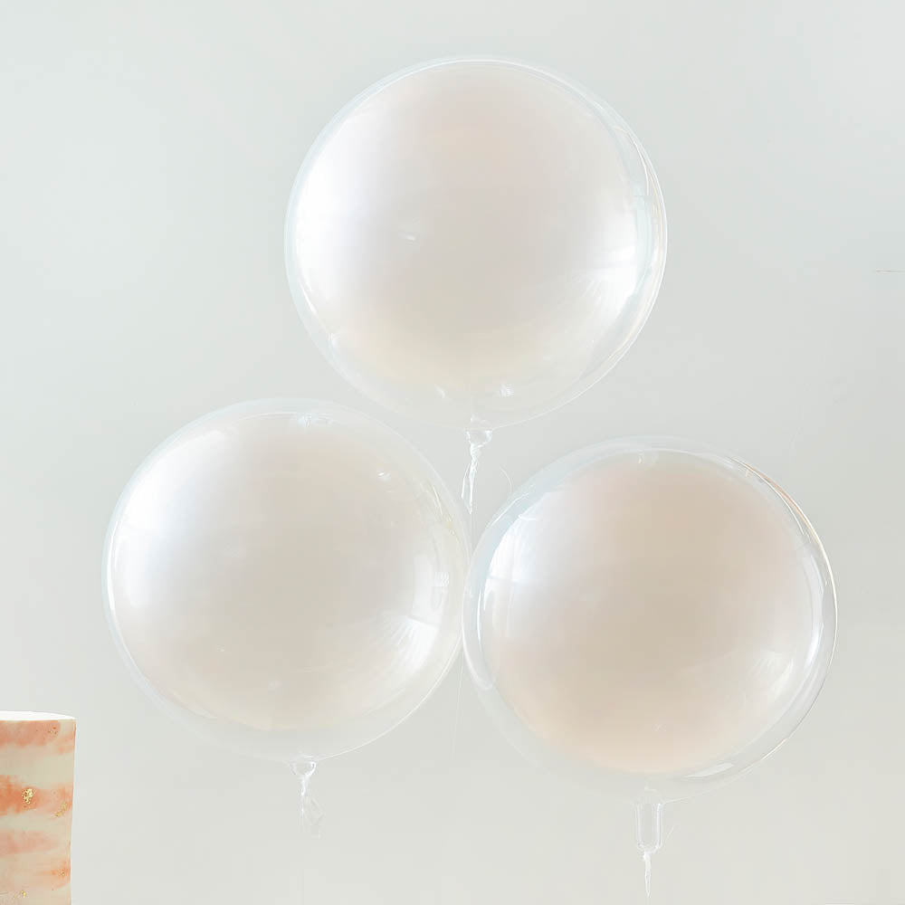 Click to view product details and reviews for Balloon Orbs Peach X3.