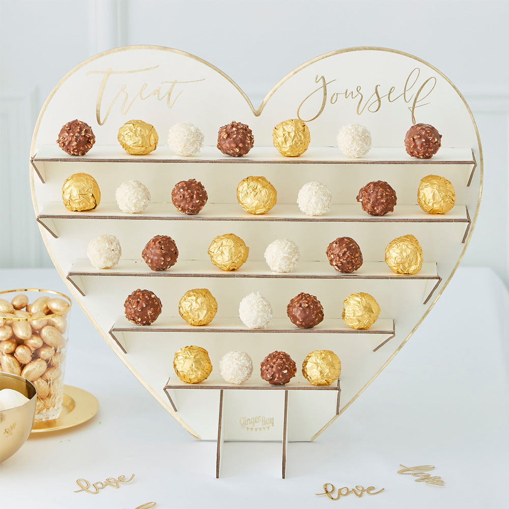 Click to view product details and reviews for Heart Shaped Treat Stand.