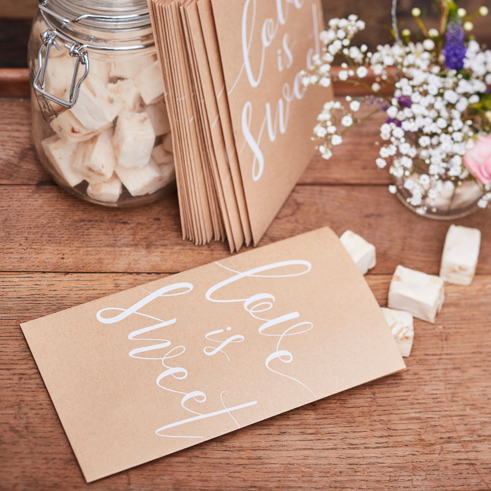 Click to view product details and reviews for Kraft Paper Treat Bags X20.