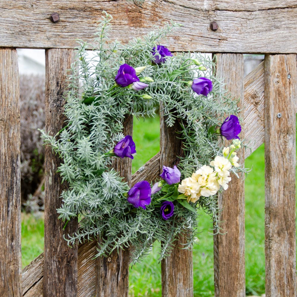 Click to view product details and reviews for Faux Rosemary Wreath.