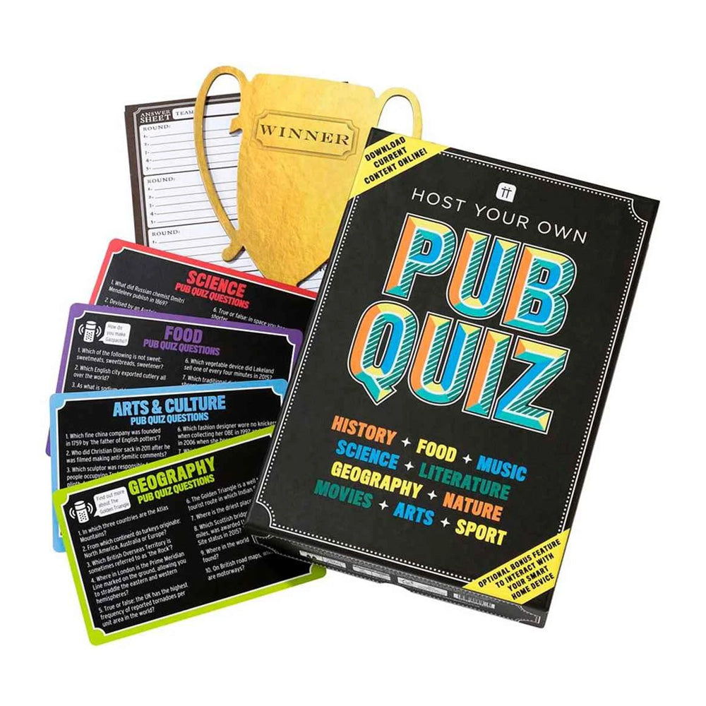 Host Your Own Pub Quiz Game Games Activities Party Pieces