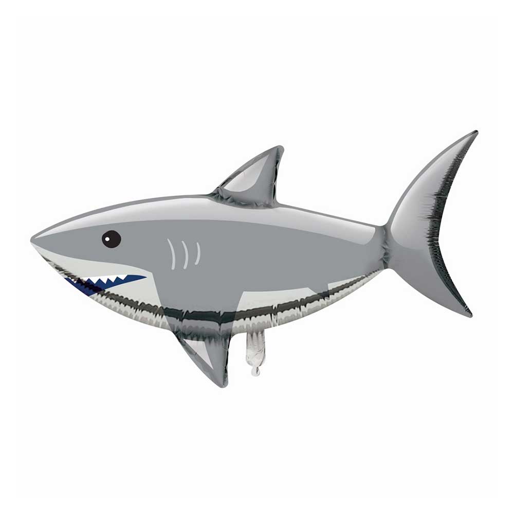 Click to view product details and reviews for Shark Party Shaped Foil Balloon.
