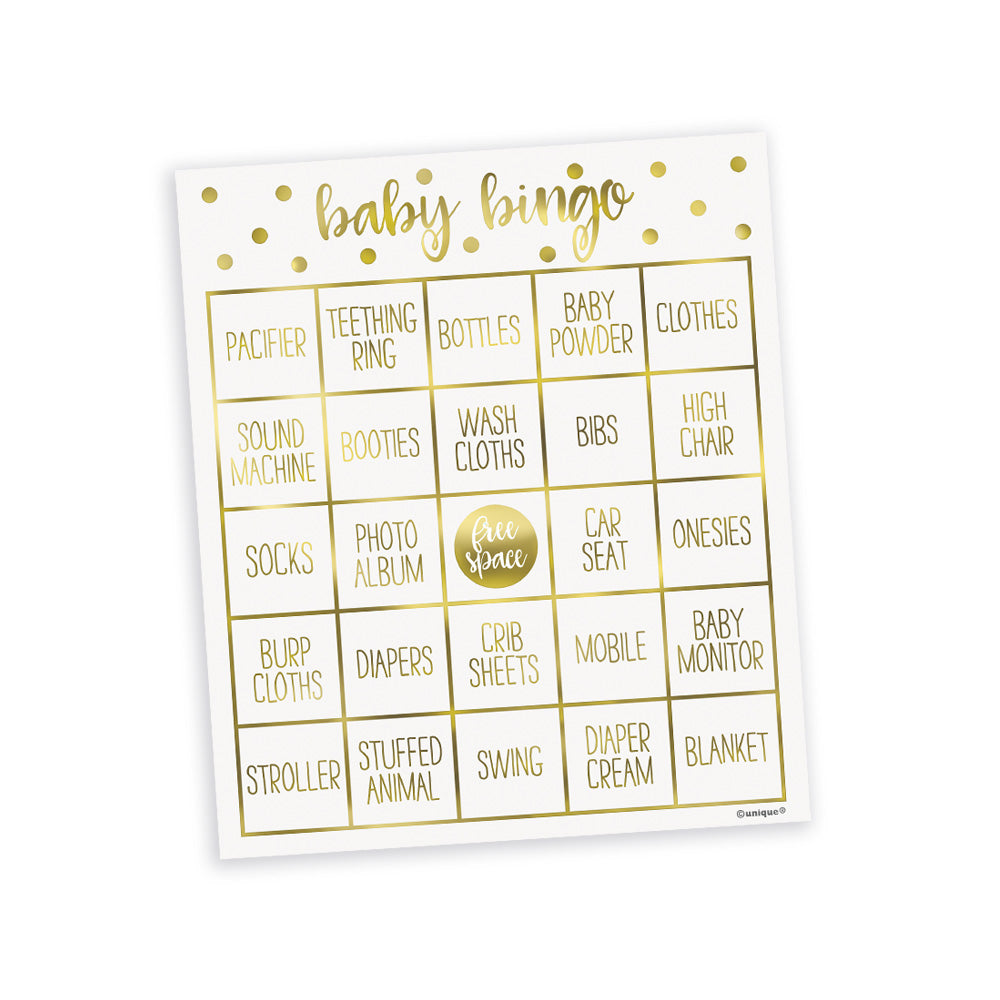 Baby Shower Bingo