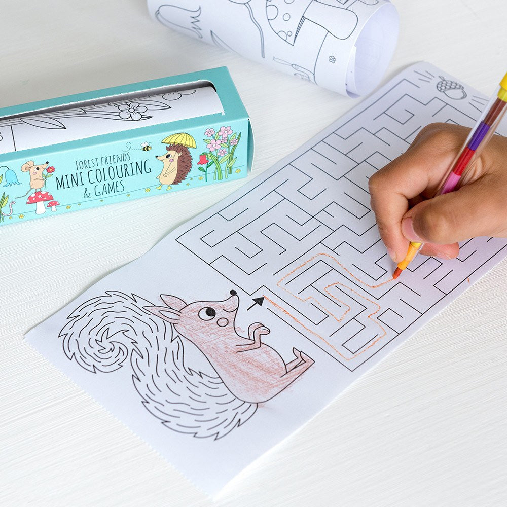Click to view product details and reviews for Forest Friends Mini Colouring Games.