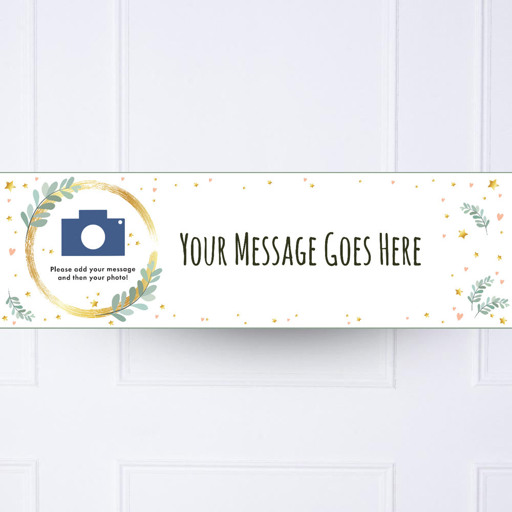 Rose Garden Personalised Party Banner