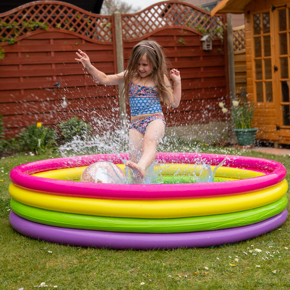 Click to view product details and reviews for Giant Rainbow Paddling Pool 17m.