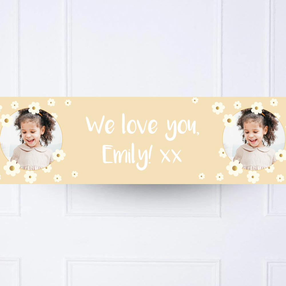 Click to view product details and reviews for Crazy Daisy Personalised Party Banner.