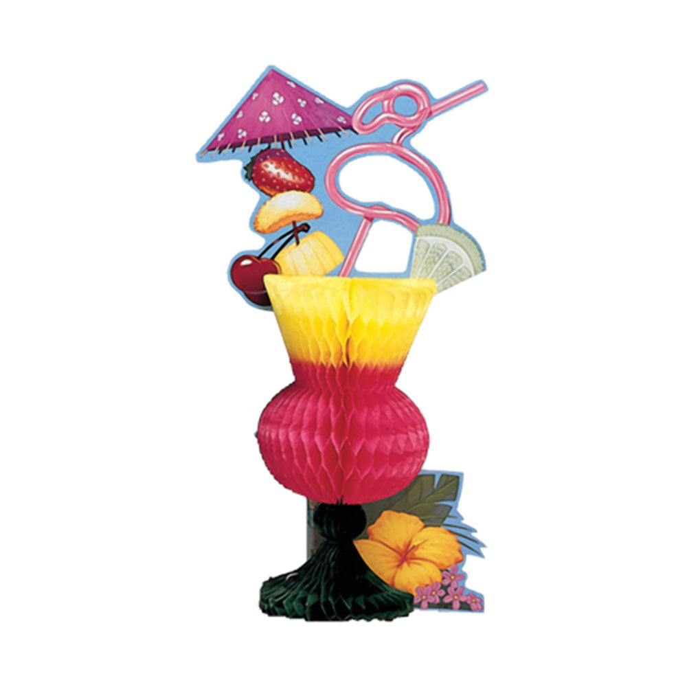 Click to view product details and reviews for Tropical Drink Honeycomb Centrepiece.