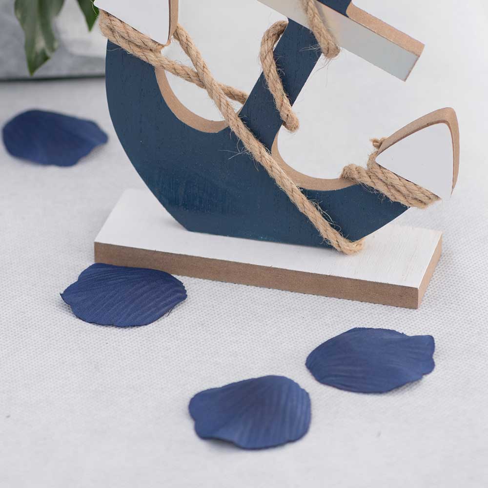 Click to view product details and reviews for Blue Petals Leaves Table Scatter.