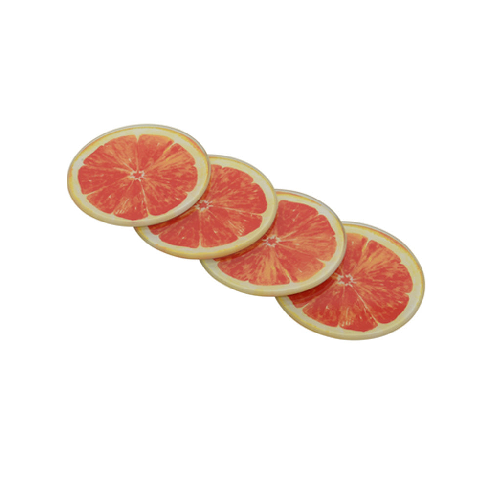 Click to view product details and reviews for Citrus Drinks Coasters Grapefruit.