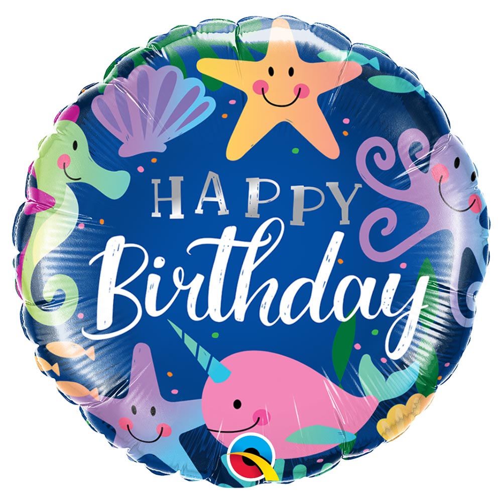 Click to view product details and reviews for Under The Sea Happy Birthday Balloon.