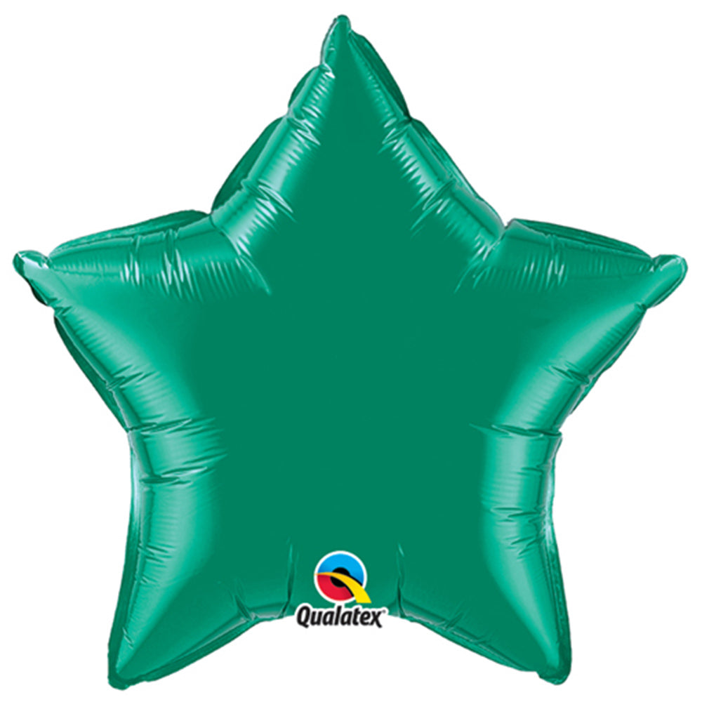 Click to view product details and reviews for Star Foil Balloon Emerald Green.